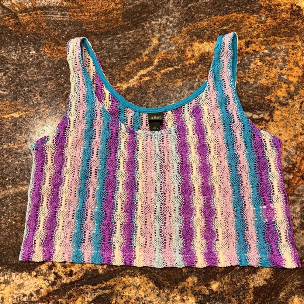 Wild Fable Crop Top Swim Cover